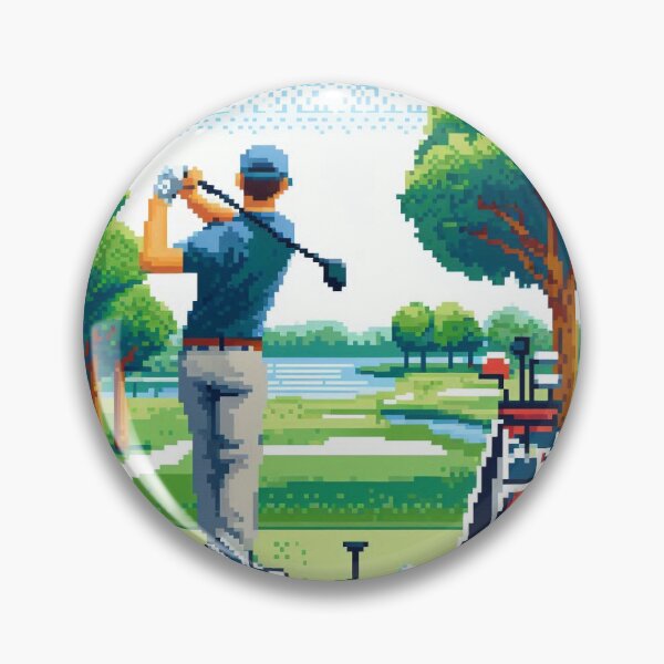 Item preview, Pixel golf player designed and sold by PGyll.