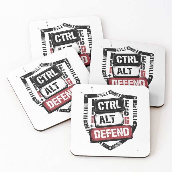 Item preview, Cybersecurity Shield Design - CTRL ALT DEFEND for Tech Lovers designed and sold by pixelpopplanet.