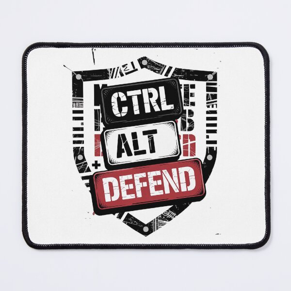 Item preview, Cybersecurity Shield Design - CTRL ALT DEFEND for Tech Lovers designed and sold by pixelpopplanet.
