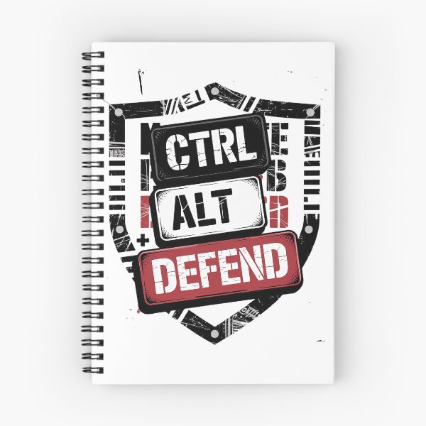 Item preview, Cybersecurity Shield Design - CTRL ALT DEFEND for Tech Lovers designed and sold by pixelpopplanet.