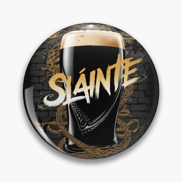 Item preview, Ireland Sláinte Irish Beer Gaeilge Design designed and sold by CELTIC-DESIGNS.