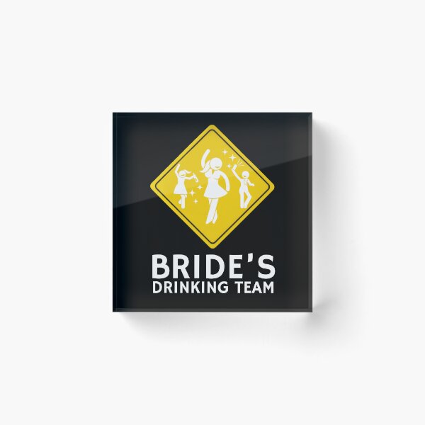 Item preview, Bride's Drinking Team Bridesmaid Bachelorette Party designed and sold by Oval Shop.