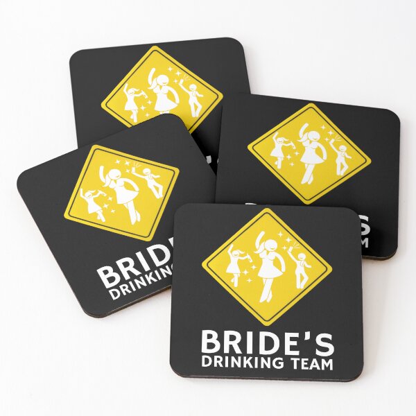 Item preview, Bride's Drinking Team Bridesmaid Bachelorette Party designed and sold by Oval Shop.