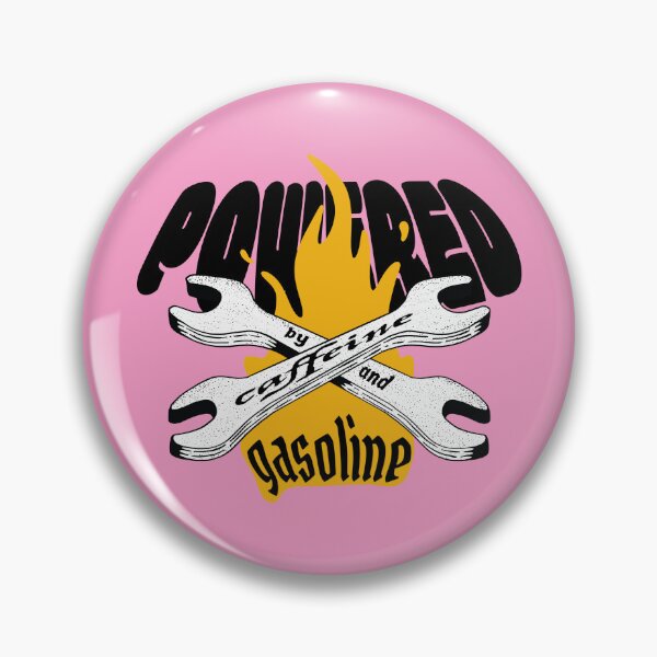 Item preview, Powered by Caffeine and Gasoline designed and sold by Marny Design.