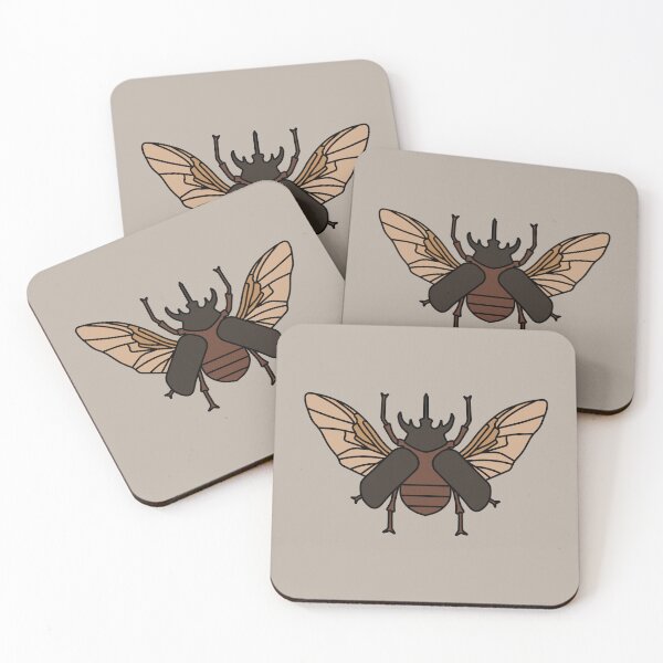 Item preview, Horned Beetle  designed and sold by catchicaco.