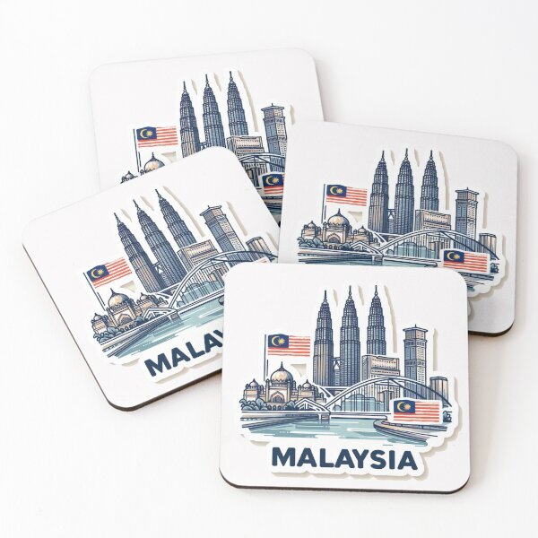 Item preview, Malaysia’s 7 Iconic Views – Cute & Seasonal 3D Sketch ,  designed and sold by PaintMeWorld.