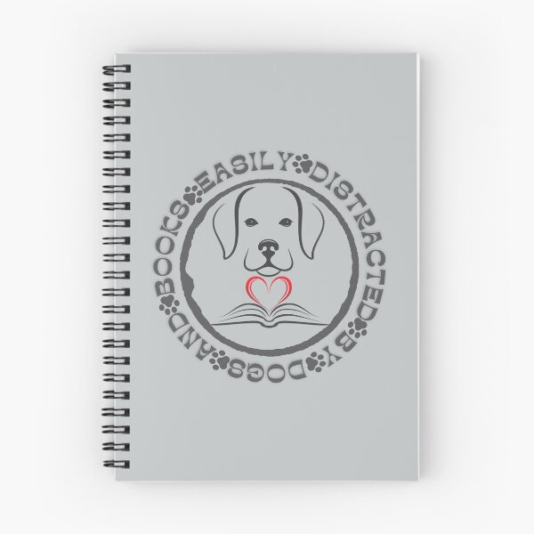 Item preview, Easily Distracted by Dogs and Books designed and sold by Zakrytos ★★★★★.