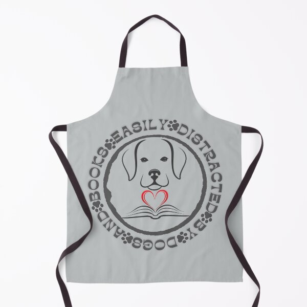 Item preview, Easily Distracted by Dogs and Books designed and sold by Zakrytos ★★★★★.