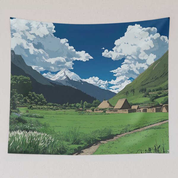 Item preview, Peru landscape | Anime style designed and sold by ComicsFactory.