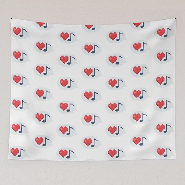 Item preview, Pixel Art Heart and Music Note designed and sold by K1llexx.