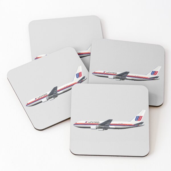 Item preview, United 767 Bass livery Illustration designed and sold by AddiK-Art.