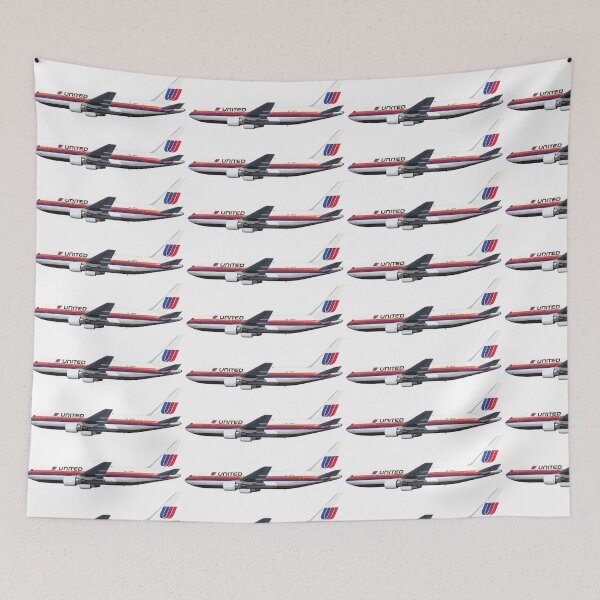 Item preview, United 767 Bass livery Illustration designed and sold by AddiK-Art.