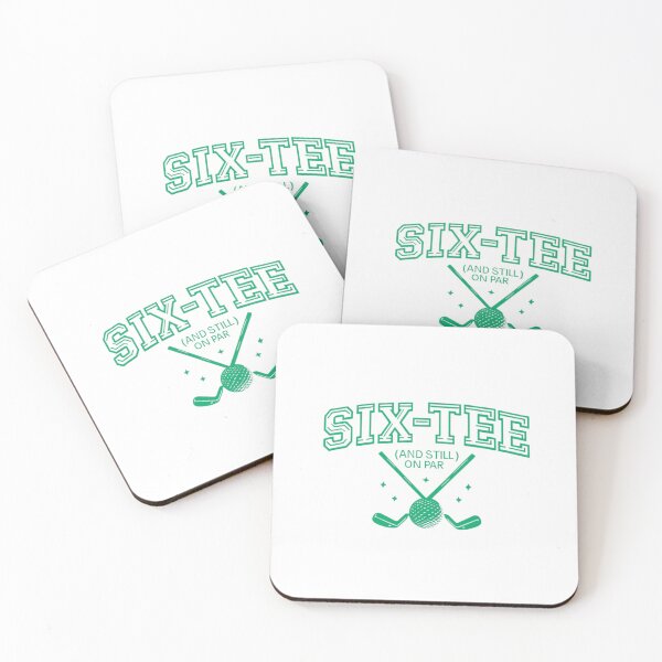 Item preview, "Six-Tee and Still On Par" – Funny 60th Birthday Golf Shirt for Grandpa & Golf Lovers designed and sold by Colorful-Garden.