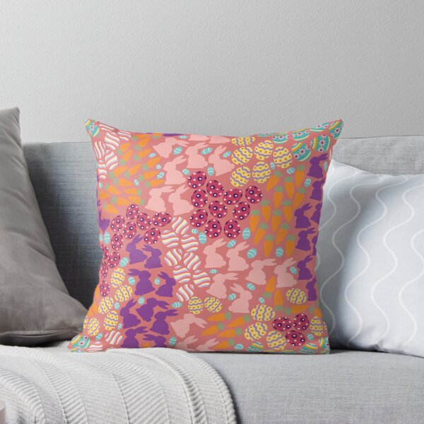 Item preview, Charming Easter Decor: Repeating Bunny, Egg, and Carrot Patterns for a Festive Touch ? designed and sold by Pandositive.
