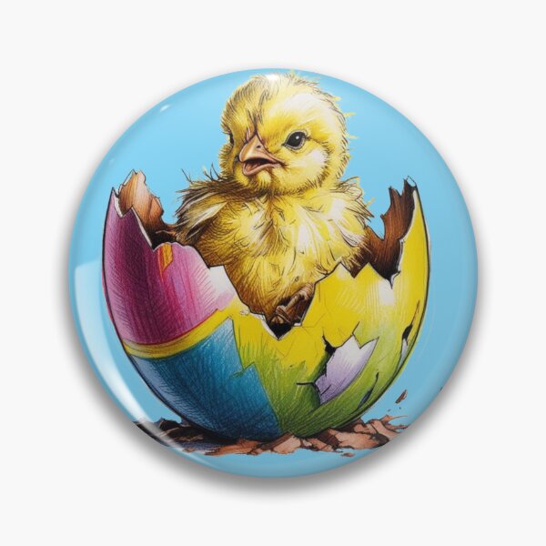 Item preview, Happy Easter Easter chicken Flowers designed and sold by Design_Your_Day.