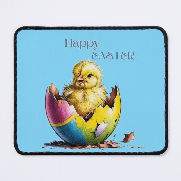 Item preview, Happy Easter Easter chicken Flowers designed and sold by Design_Your_Day.