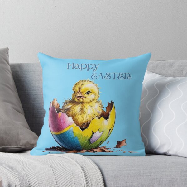 Item preview, Happy Easter Easter chicken Flowers designed and sold by Design_Your_Day.