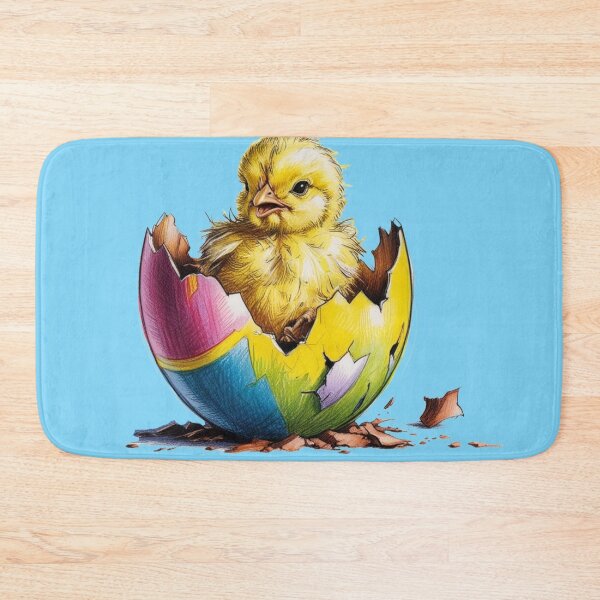 Item preview, Happy Easter Easter chicken Flowers designed and sold by Design_Your_Day.