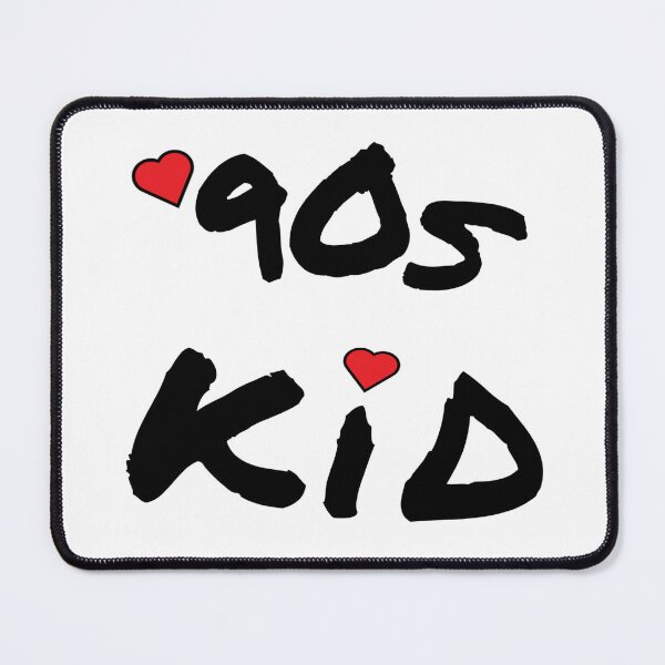 Item preview, 90s Kid Retro Design for Millennials and Generation X. Black Letters. designed and sold by ArtByLM.