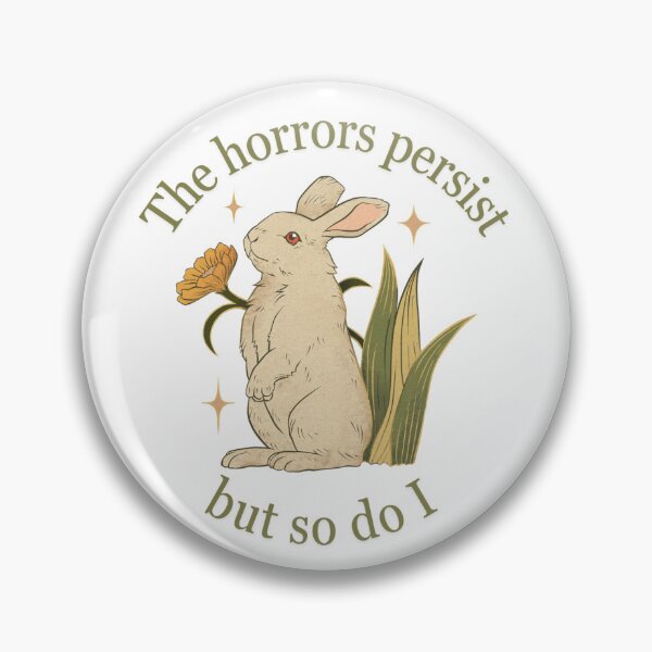 Item preview, The Horrors Persist designed and sold by TherapyBubble.