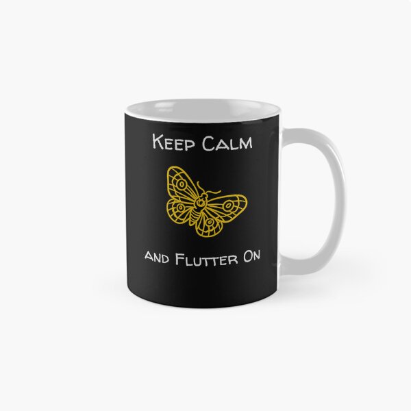 Item preview, Keep Calm and Flutter On designed and sold by nomadwanderer.