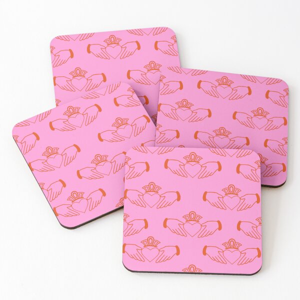 Item preview, The Claddagh - Pink and Red designed and sold by parker-paints.