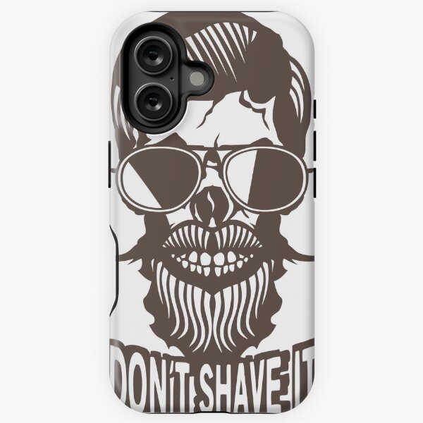 Item preview, skull hipster quote dont shave beard bearded mustache designed and sold by Achille3777.