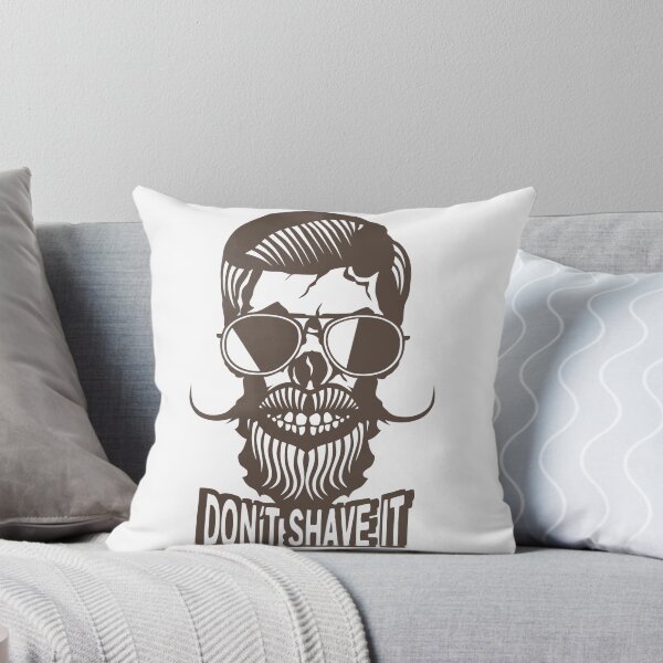Item preview, skull hipster quote dont shave beard bearded mustache designed and sold by Achille3777.