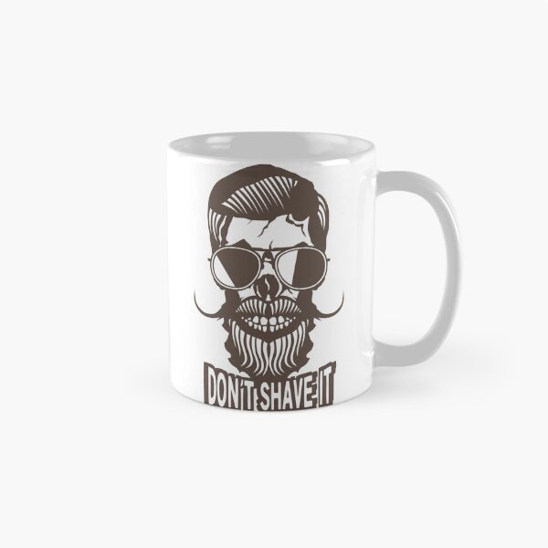 Item preview, skull hipster quote dont shave beard bearded mustache designed and sold by Achille3777.