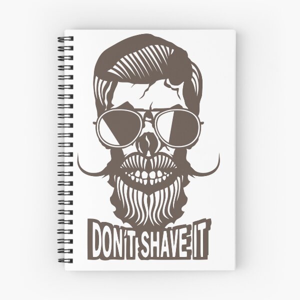 Item preview, Cita de hipster con calavera: no te afeites la barba, bigote barbudo designed and sold by Achille3777.