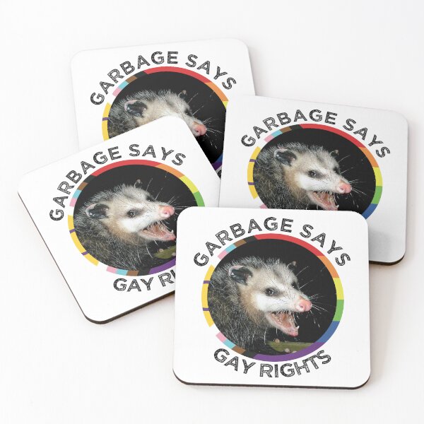 Item preview, Copy of Garbage the Possum says Gay Rights designed and sold by Caliel.