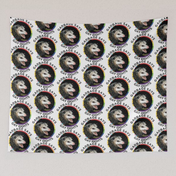 Item preview, Copy of Garbage the Possum says Gay Rights designed and sold by Caliel.