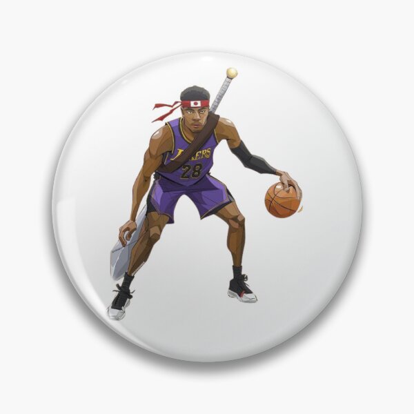 Artikelvorschau, Rui Hachimura Lakers entworfen und verkauft von PrezJones.