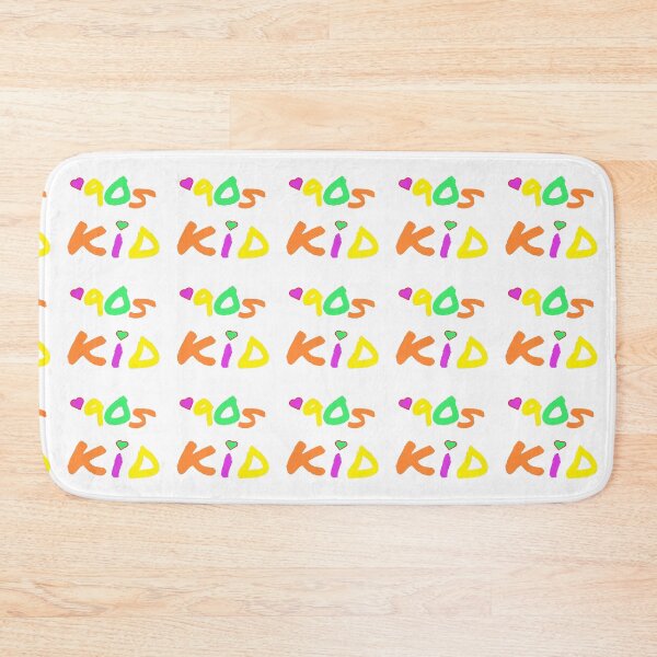Item preview, 90s Kid Retro Design for Millennials and Generation X. Multicolor Letters. (White Background) designed and sold by ArtByLM.