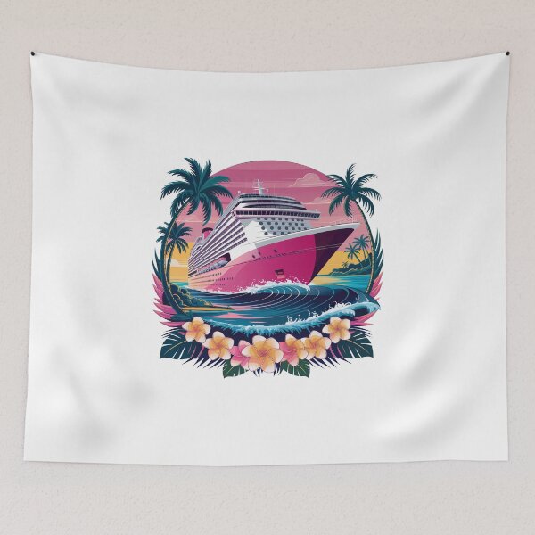 Item preview, pink cruise ship designed and sold by jkrphoto.