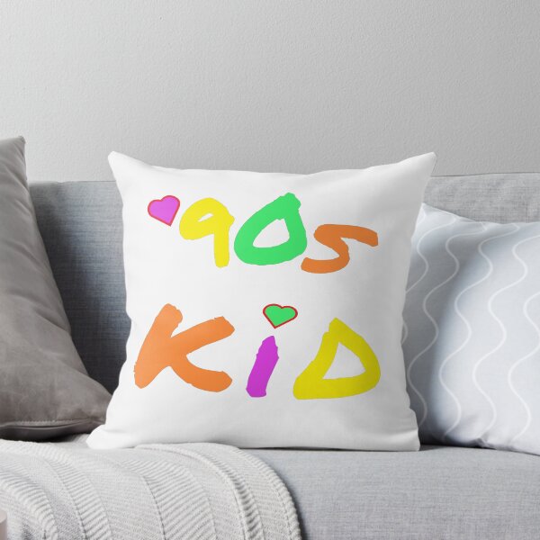 Item preview, 90s Kid Retro Design for Millennials and Generation X. Multicolor Letters. (White Background) designed and sold by ArtByLM.