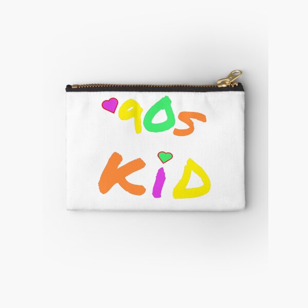 Item preview, 90s Kid Retro Design for Millennials and Generation X. Multicolor Letters. (White Background) designed and sold by ArtByLM.