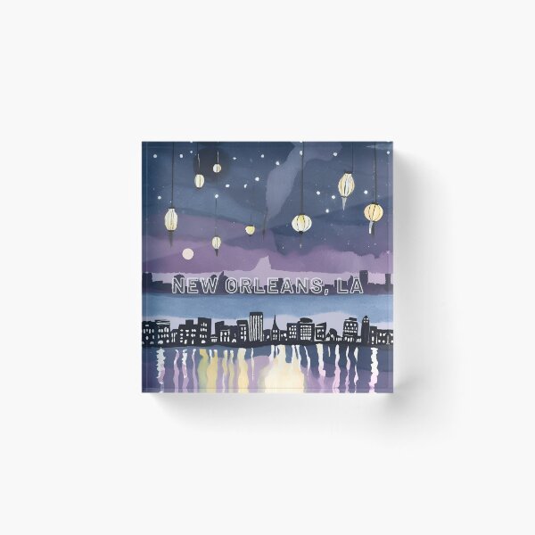 Item preview, New Orleans, LA – Lantern-Lit Riverfront designed and sold by HonkyTonk2025.