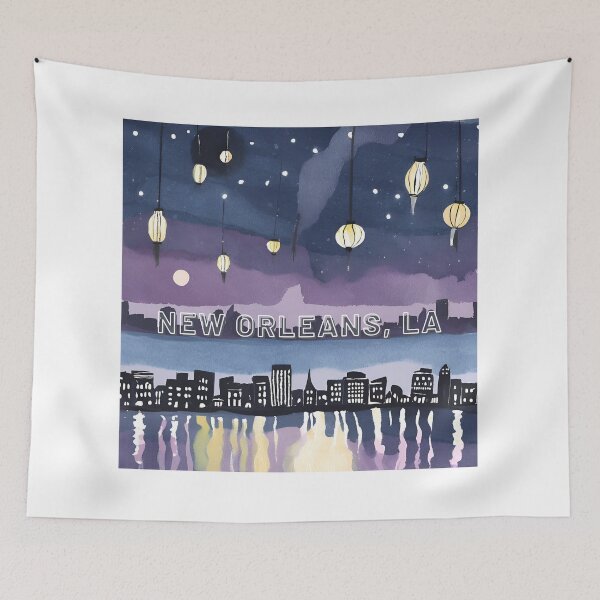 Item preview, New Orleans, LA – Lantern-Lit Riverfront designed and sold by HonkyTonk2025.