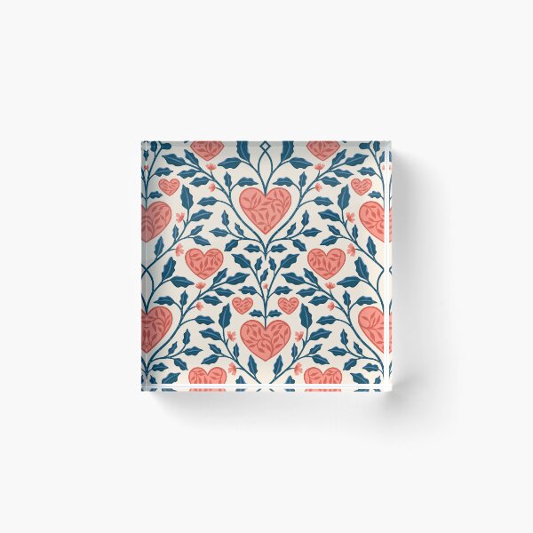 Item preview, Romantic Art Nouveau Heart Floral - Vintage Valentines wedding designed and sold by OzdeBayer.