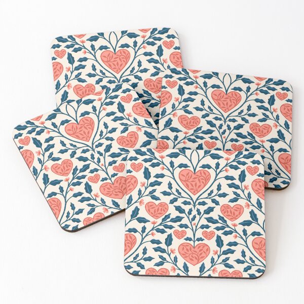 Item preview, Romantic Art Nouveau Heart Floral - Vintage Valentines wedding designed and sold by OzdeBayer.