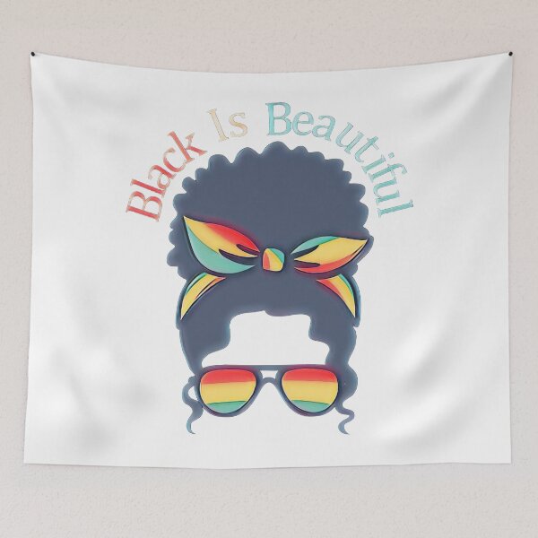 Item preview, Black Is Beautiful - Empowering Melanin Pride & Culture designed and sold by creativerooney.