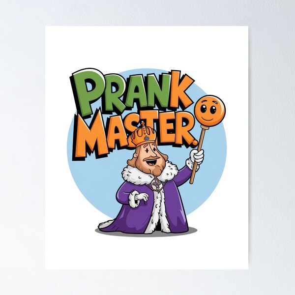 Item preview, Prank Master - King of Jokes designed and sold by SignumShop.