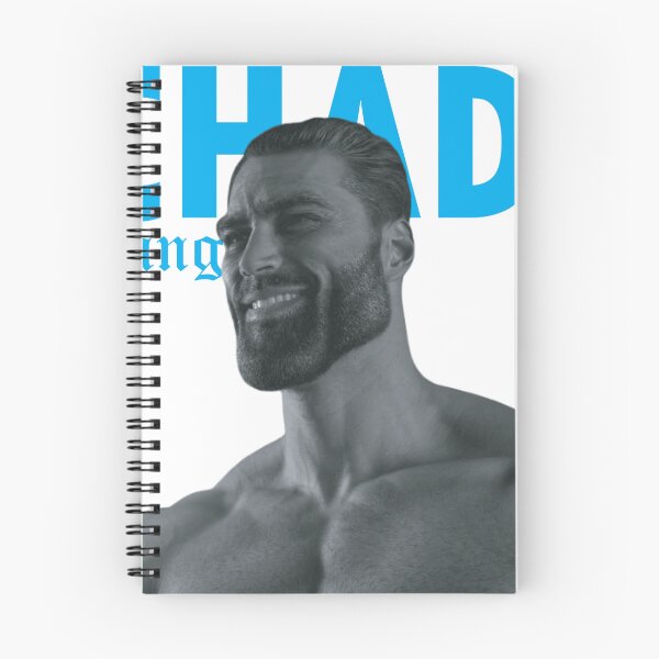 Item preview, giga chad meme designed and sold by redbubblejo.