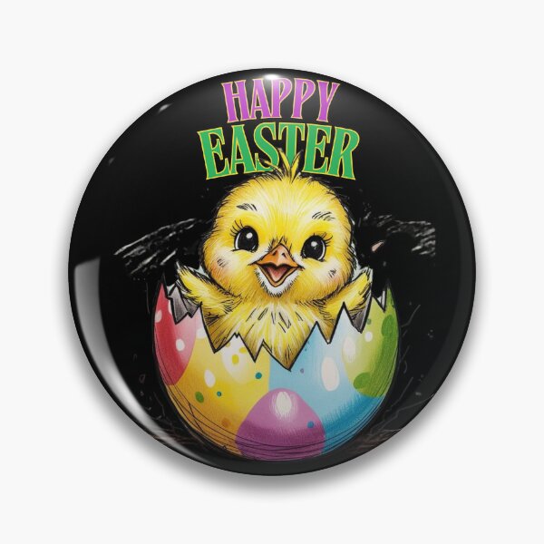 Item preview, Happy Easter Easter chicken Flowers designed and sold by Design_Your_Day.