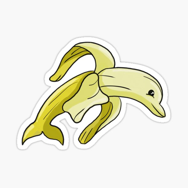Artikel-Vorschau von Bananen-Delfin, designt und verkauft von Artfeef.