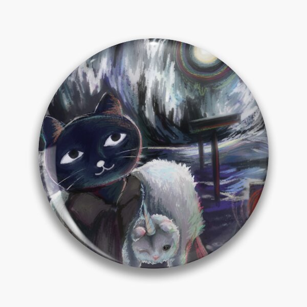 Item preview, Carried Under an Aurora in Black and White designed and sold by Fennelcat.