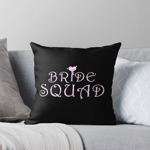 Item preview, Bride Squad Cute Wedding Bridal Party Pink and White Design designed and sold by spitzys.