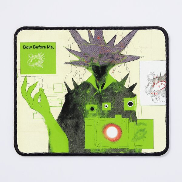 Item preview, All Will Kneel – Cyber Overlord T-Shirt designed and sold by Skelter-Skelter.