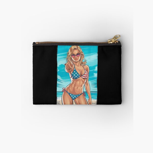 Item preview, USA Bikini Comic Girl  designed and sold by The Art of Kkatarynka.